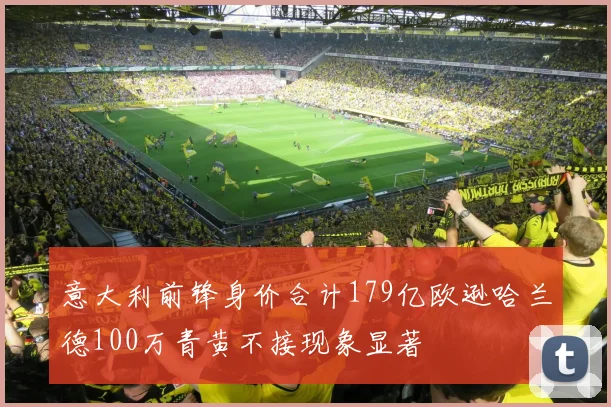 意大利前锋身价合计179亿欧逊哈兰德100万青黄不接现象显著